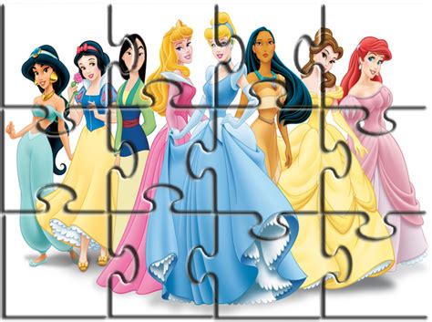 Printable Princess Puzzle